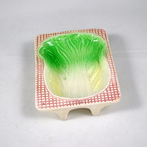 Vintage Porcelain Japan Celery Retro Spoon Rest