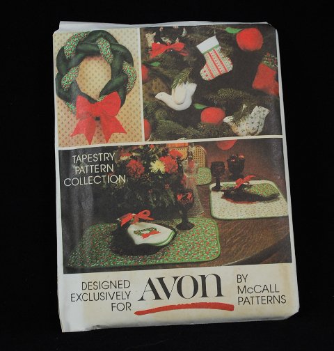 Vintage Avon Christmas Tapestry Pattern Collection by McCall 5380
