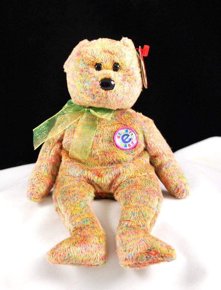 Ty Speckles The Online Only Bear Retired Beanie Baby
