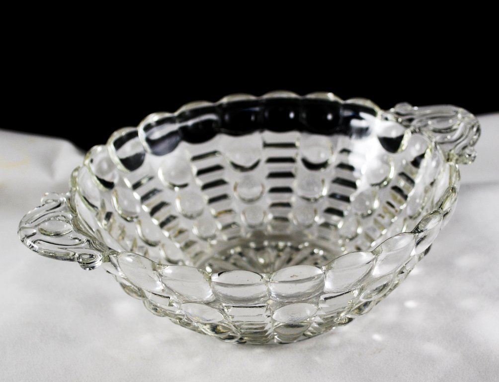 Anchor Hocking Dots & Bars Crystal Clear Bowl