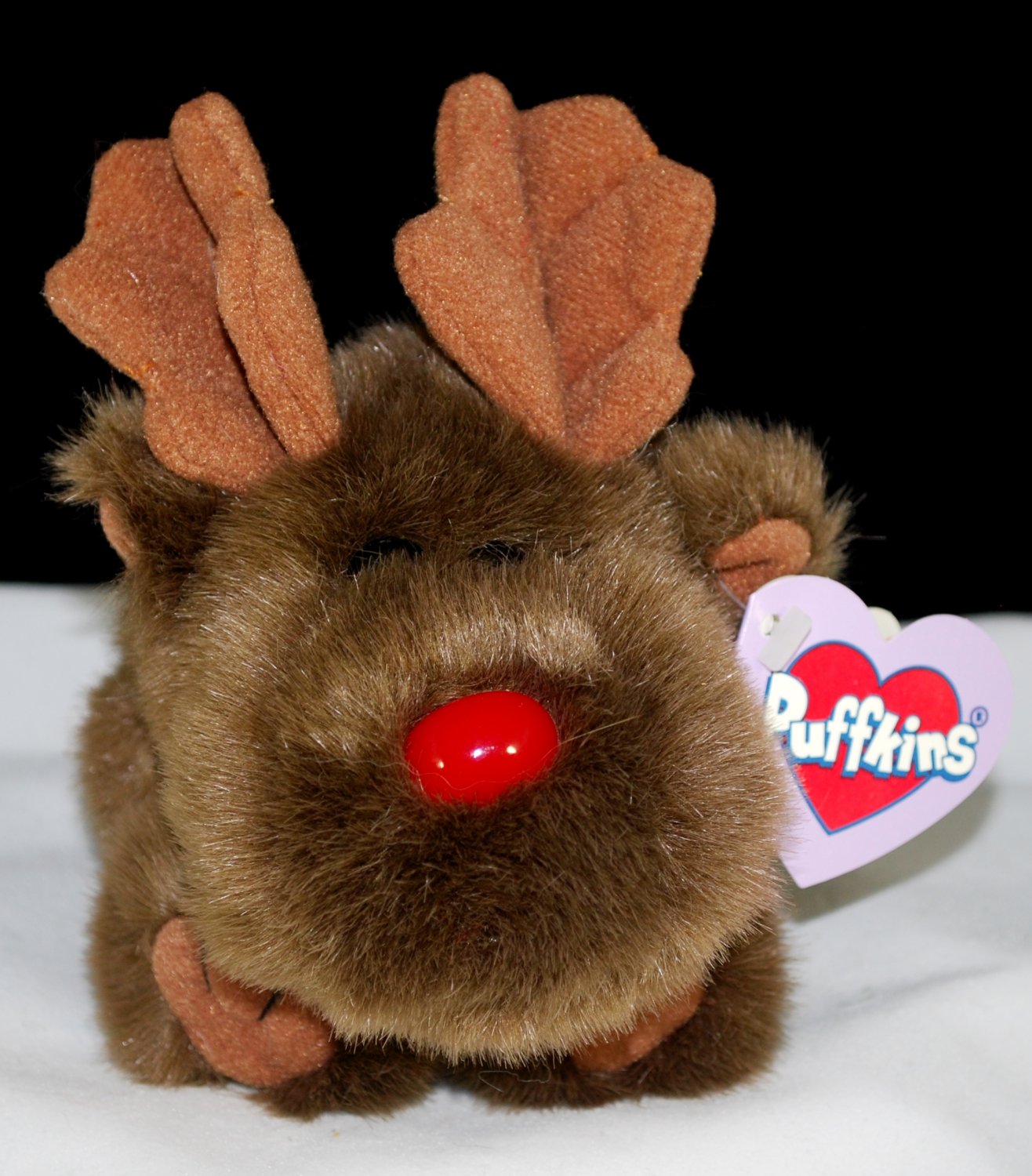 Christmas Puffkins Moosletoe the Moose Plush Swibco Style 6703