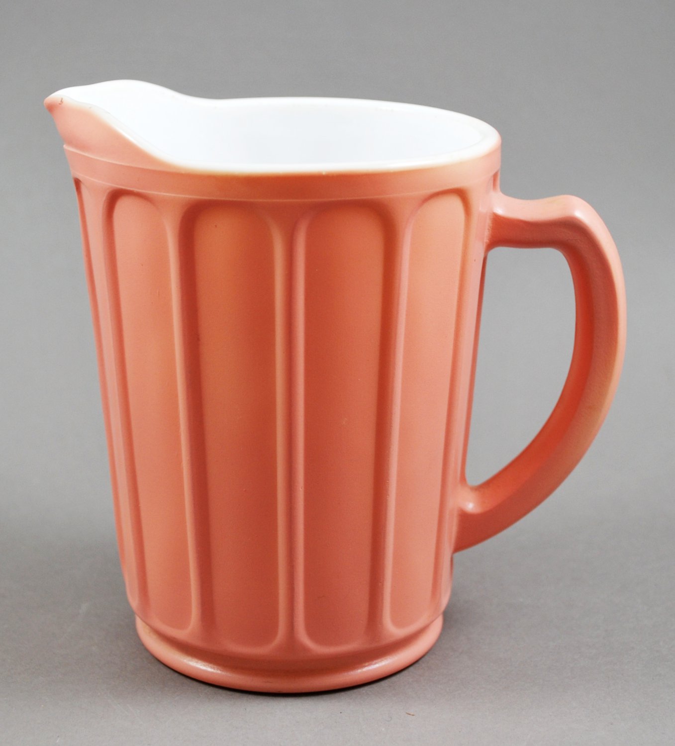 Hazel Atlas Pink Platonite Milk Pitcher