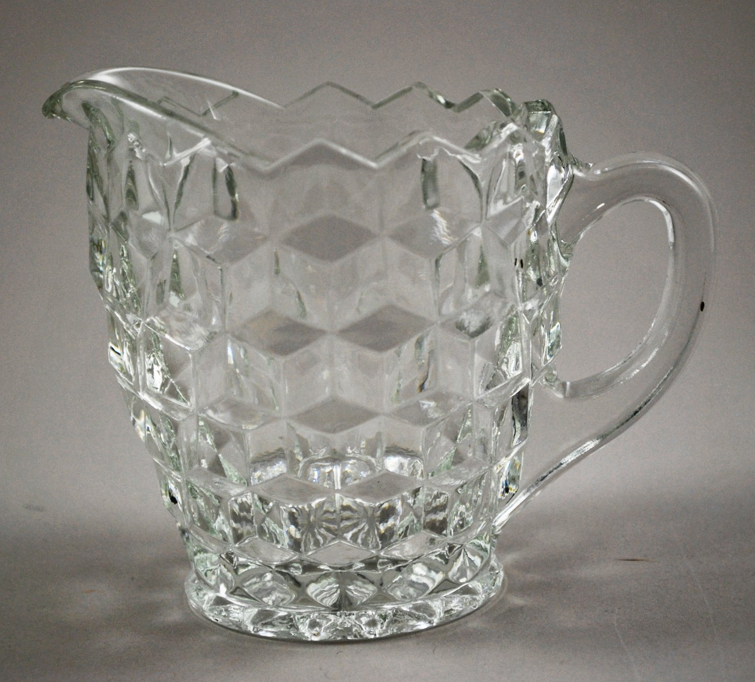 Indiana Glass Whitehall Crystal Clear Creamer