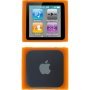 On Sale : Silicone Skin Cover Case For iPod Nano 6th Gen. (Orange)