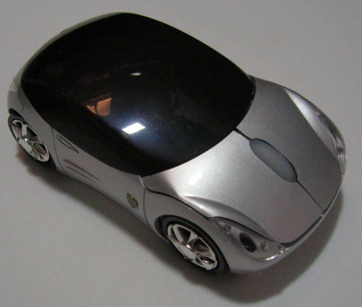 2.4G MINI WIRELESS USB CAR MOUSE For LAPTOP PC (Siliver)