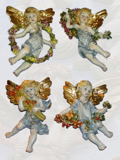 Set of 4 Angels of the Four Seasons