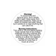Warning Labels 1.25 Inch 100pc. roll