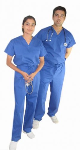 Solid Color Scrubs Set