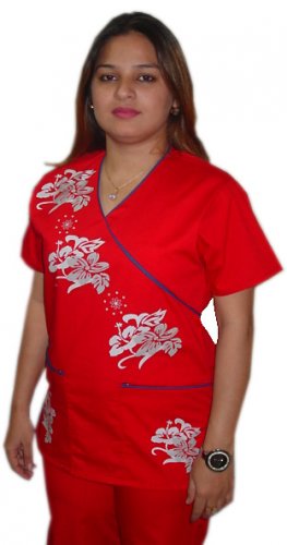 Print Scrubs Gothic Design