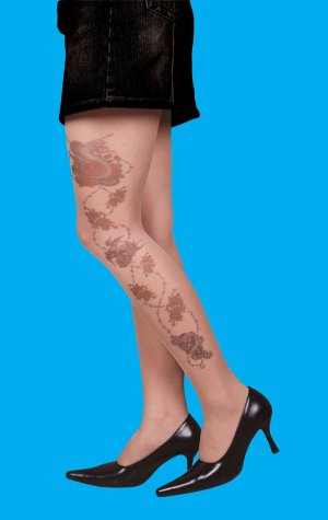 Miami Ink- Tattoo Stocking - Rose and Skull Design - FREE SHIPPING!