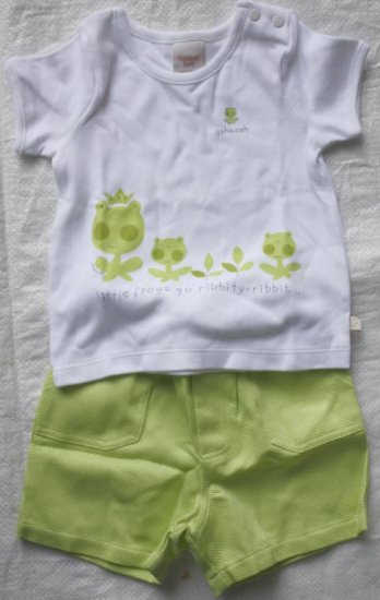 OshKosh 2pcs frog set