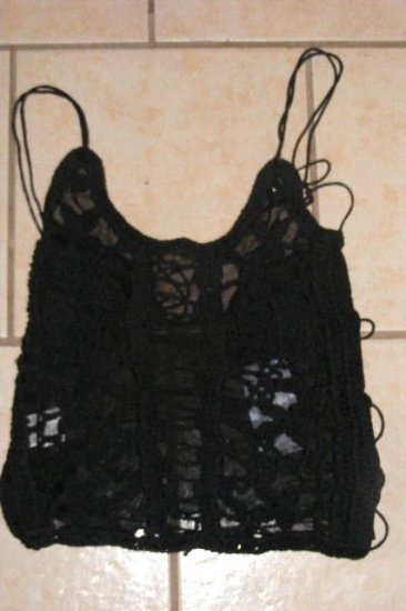 Max Studio stunning crochet top M $198