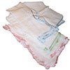 Color White and Mint -The Bunny Wrap Swaddling Blanket by Protect-a-bub