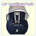 Car Seat Sunshade Attachment by Protect-a-bub - Black with Black Trim