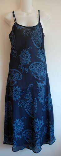 NEW VICTORIA SECRET BLUE LONG GEORGETTE NIGHTGOWN SZ M