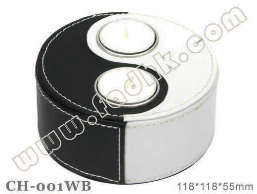 Nice candle holder in PU CH-001WB