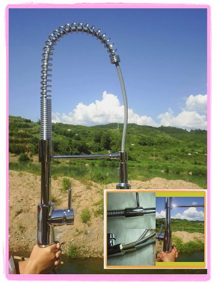 K015 One handle kitchen faucet with pulldown spout