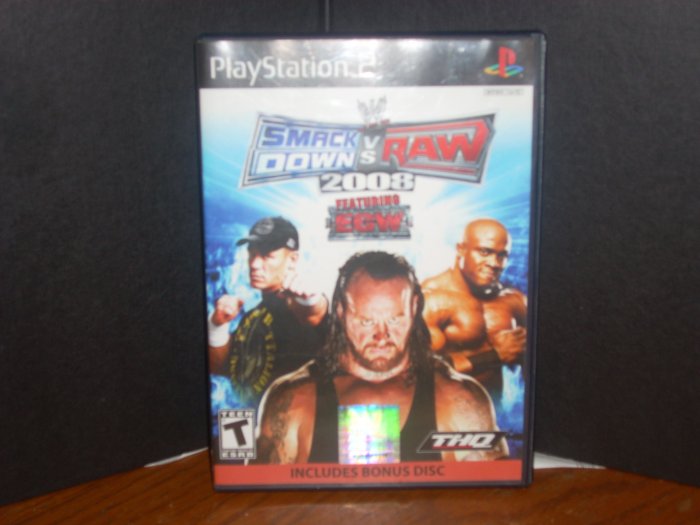 Ps2 : Wwe Smackdown Vs Raw 2008 (used)