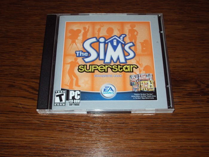 PC The Sims Superstar EXPANSION PACK *USED*