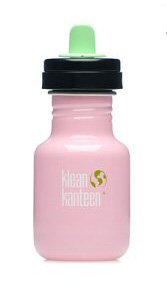 Klean Kanteen 12 oz PINK RENEWAL Stainless Steel sippy cup