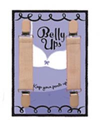 Belly Ups Maternity Suspenders in BEIGE