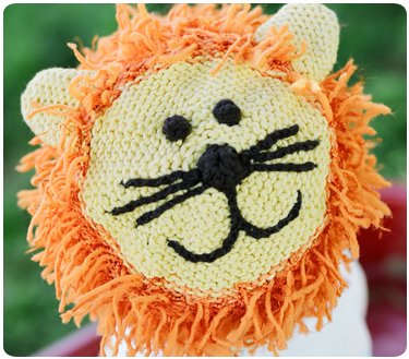 Zooni handmade hat LEO the LION - XSmall