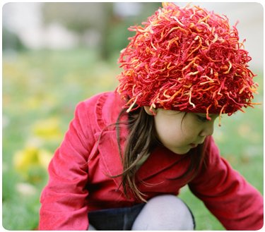Zooni handmade hat FIRECRACKER Red - Small