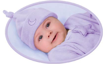 Kiddopotamus Dreamsie in LILAC Velboa - Small