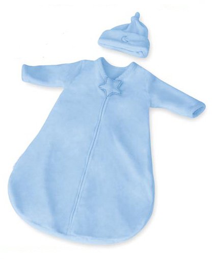 Kiddopotamus Dreamsie in BLUE Velboa - Small