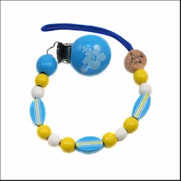 Bink Link Wooden Pacifier Attacher - SURFS UP