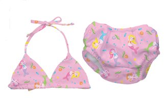 iPlay two-piece Bathing Suit with swim diaper - PINK - 2T
