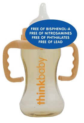 Think Baby 9 oz Sippy Trainer Cup - BPA+Lead-free