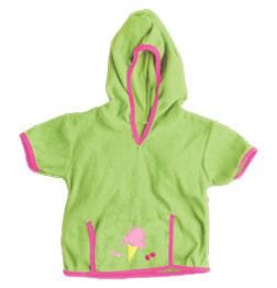 iPlay Swim Sun cover-up Hoodie - LIME - 3-4T