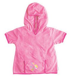 iPlay Swim Sun cover-up Hoodie - PINK - 18m-2T