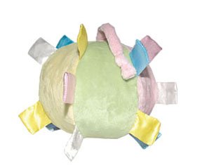 iPlay Velvety ChiChi baby ball with satin tabs - PASTEL