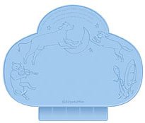 Kiddopotamus Tiny Diner portable placemat - Blue