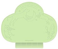Kiddopotamus Tiny Diner portable placemat - Green