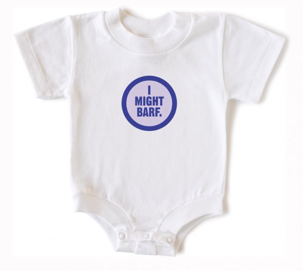 WRY Baby 'I Might Barf' Snapsuit, 0-6m