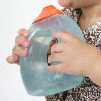 BOON Fluid ergonomic Toddler Cup - Orange