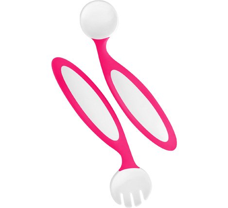 BOON Benders Adjustable Utensils - Pink