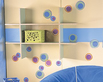 WALLIES prepasted wallpaper cutouts - Small HOT DOTS