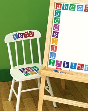 WALLIES prepasted wallpaper cutouts - ALPHABET 40ct