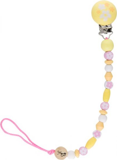 Bink Link Wooden Pacifier Attacher - SPRING BLOOM