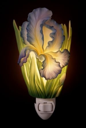 Bearded Iris Nightlight - Ibis & Orchid Designs