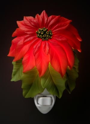 Poinsetta Nightlight - Ibis & Orchid Designs
