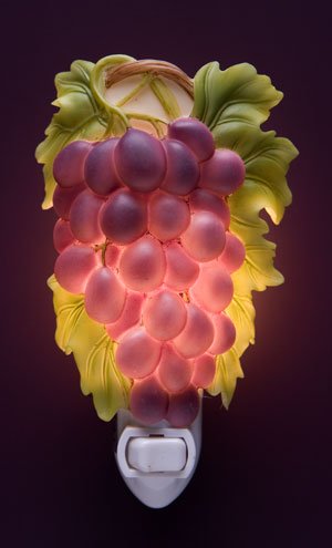 Purple Grapes Nightlight - Ibis & Orchid Designs