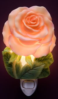 Apricot Rose Nightlight - Ibis & Orchid Designs