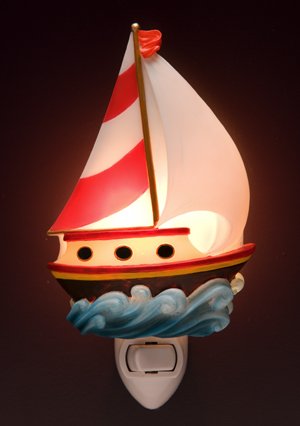 Toy Sailboat Nightlight - Ibis & Orchid Designs