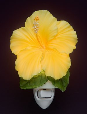 Yellow Hibiscus Nightlight - Ibis & Orchid Designs