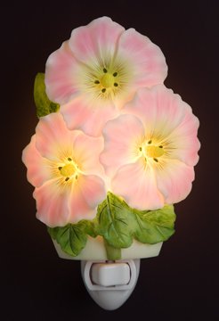 Hollyhocks Nightlight - Ibis & Orchid Designs